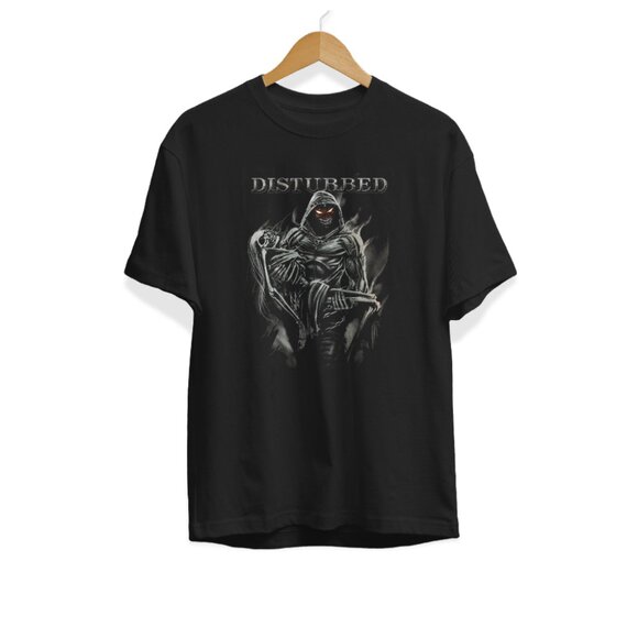 Heavy Metal Lost Souls-Inspired Graphic T-Shirt – Classic Black for Men - Picture 2 of 5